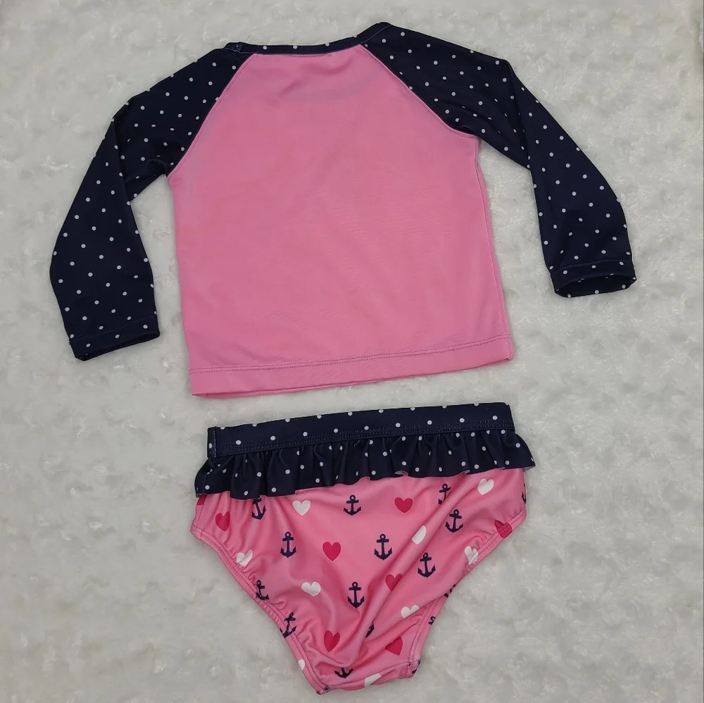 Gymboree nautical rashguard swimsuit size 18-24 months